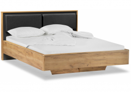 Кровать Клауд 160х200 парящая дуб крафт золотой / антрацит (177,4x)