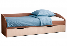 Кровать Эриол 90x200 шимо темный / шимо светлый (95)